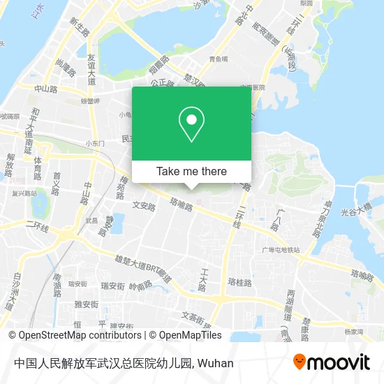 中国人民解放军武汉总医院幼儿园 map