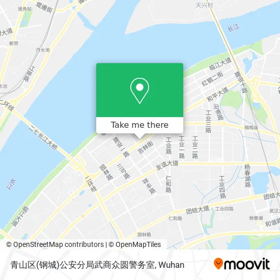 青山区(钢城)公安分局武商众圆警务室 map