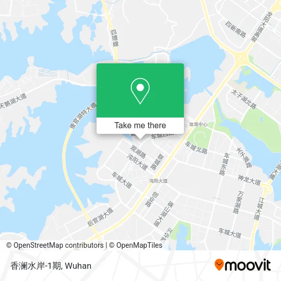 香澜水岸-1期 map