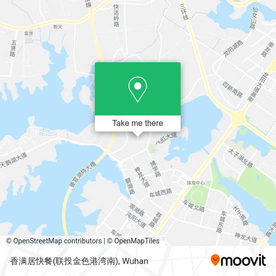 香满居快餐(联投金色港湾南) map