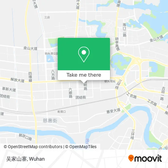 吴家山寨 map