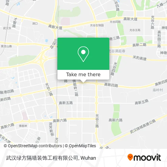 武汉绿方隔墙装饰工程有限公司 map
