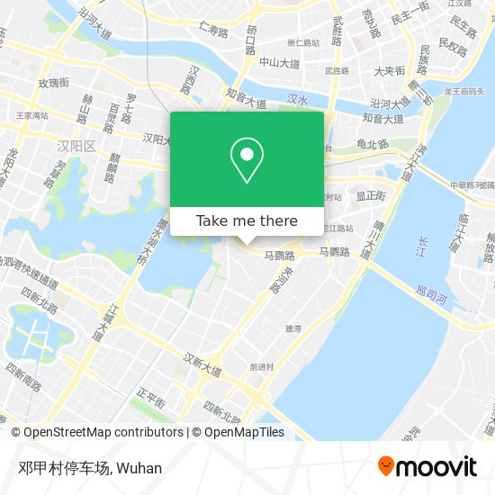邓甲村停车场 map