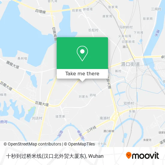 十秒到过桥米线(汉口北外贸大厦东) map