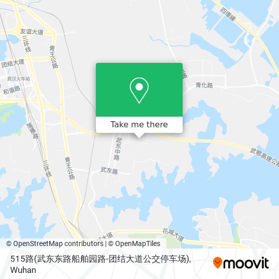 515路(武东东路船舶园路-团结大道公交停车场) map