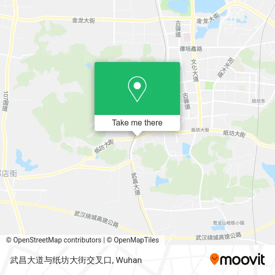 武昌大道与纸坊大街交叉口 map