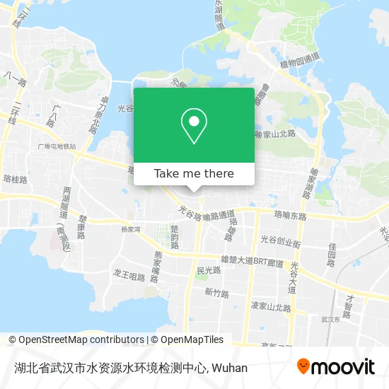 湖北省武汉市水资源水环境检测中心 map
