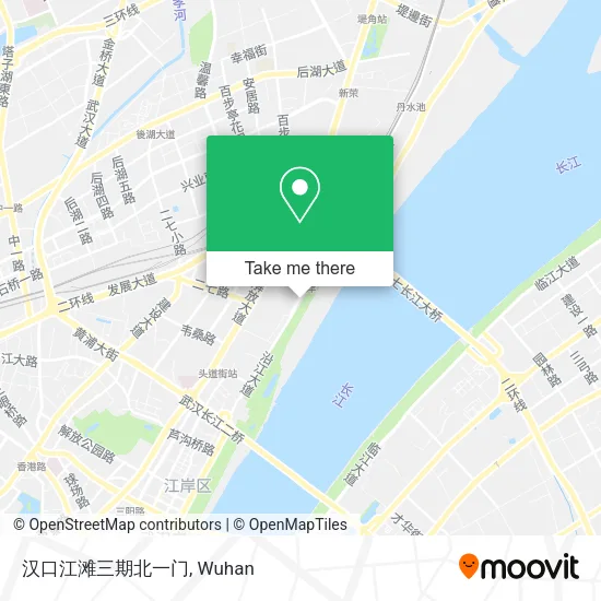 汉口江滩三期北一门 map