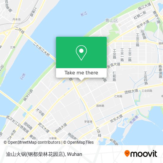 渝山火锅(钢都柴林花园店) map