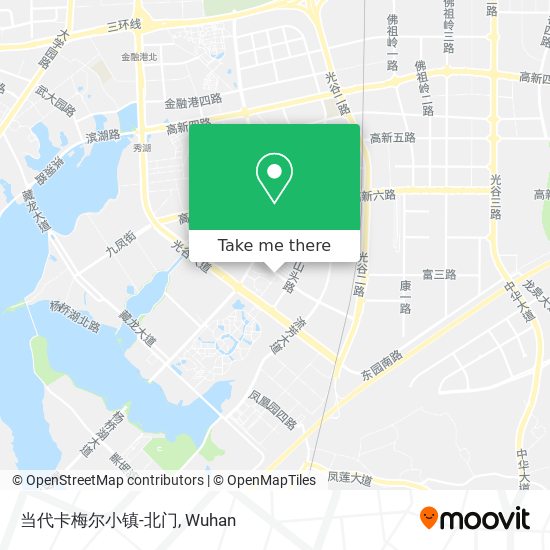 当代卡梅尔小镇-北门 map
