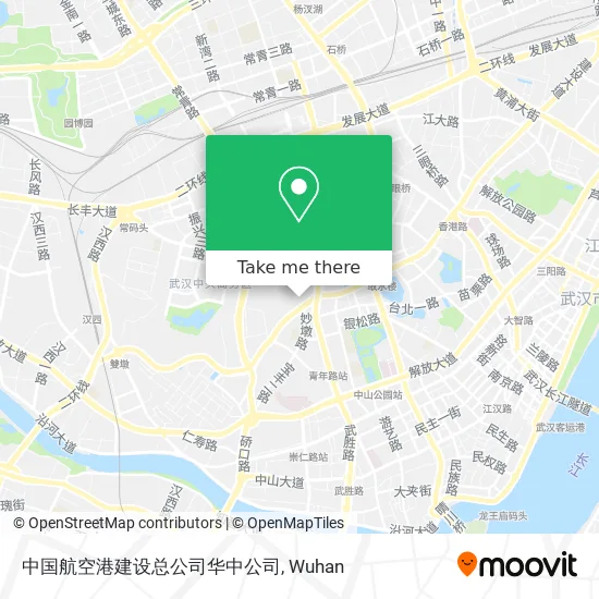 中国航空港建设总公司华中公司 map