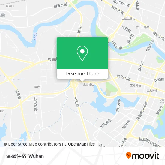 温馨住宿 map