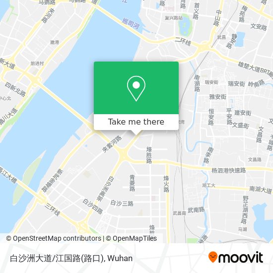 白沙洲大道/江国路(路口) map