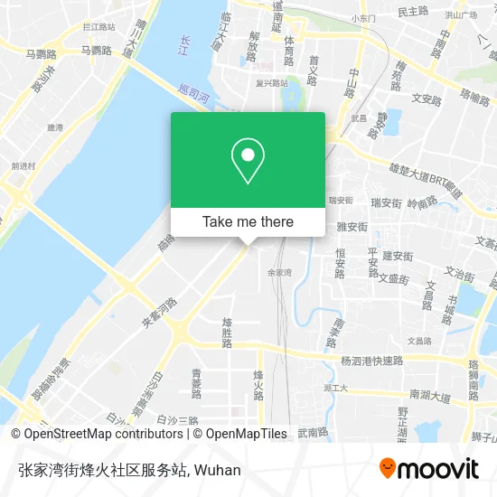 张家湾街烽火社区服务站 map
