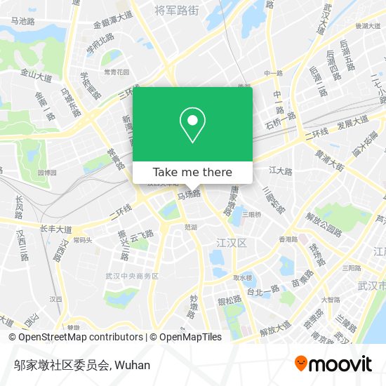 邬家墩社区委员会 map