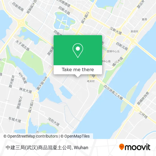 中建三局(武汉)商品混凝土公司 map