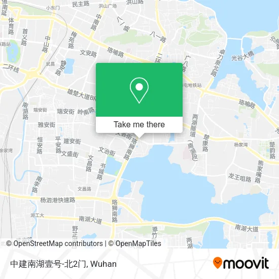中建南湖壹号-北2门 map
