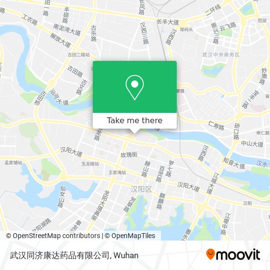 武汉同济康达药品有限公司 map