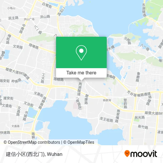建信小区(西北门) map