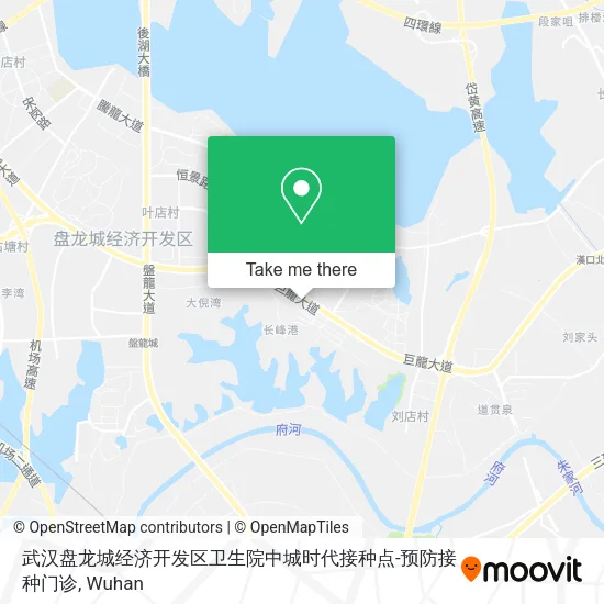 武汉盘龙城经济开发区卫生院中城时代接种点-预防接种门诊 map