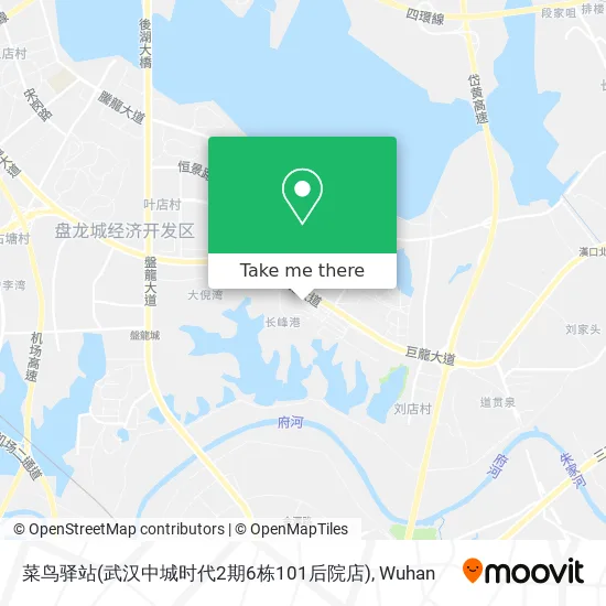 菜鸟驿站(武汉中城时代2期6栋101后院店) map