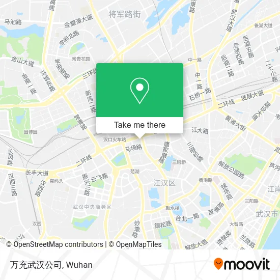 万充武汉公司 map
