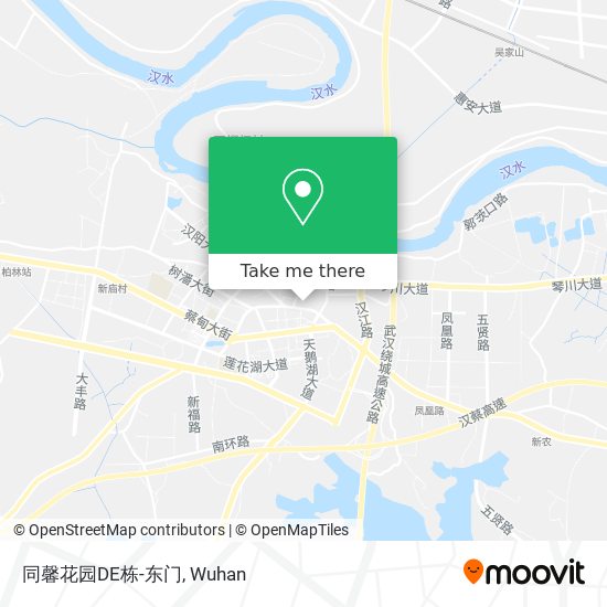 同馨花园DE栋-东门 map