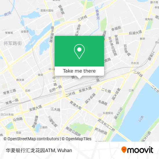 华夏银行汇龙花园ATM map