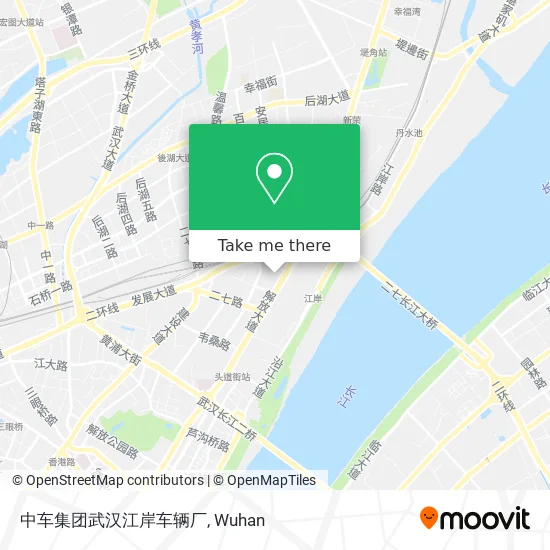 中车集团武汉江岸车辆厂 map