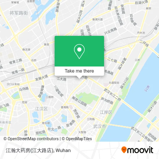江瀚大药房(江大路店) map