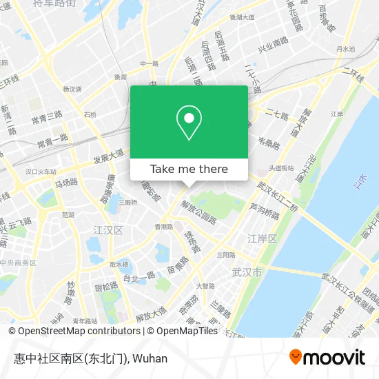 惠中社区南区(东北门) map