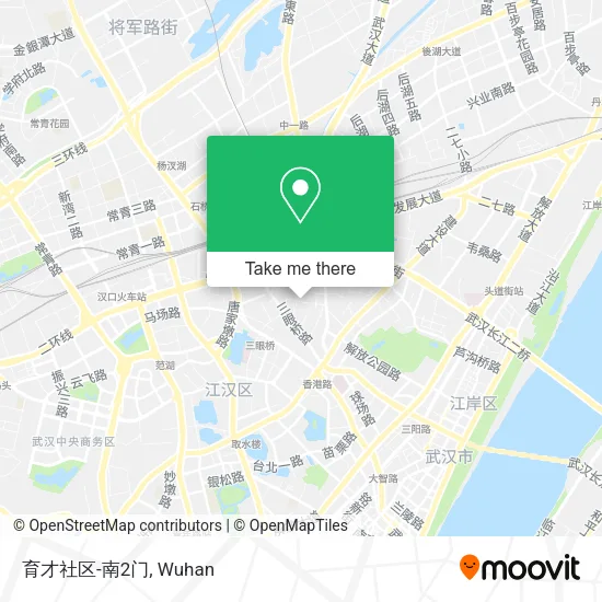 育才社区-南2门 map