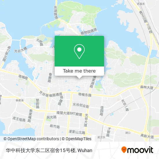 华中科技大学东二区宿舍15号楼 map