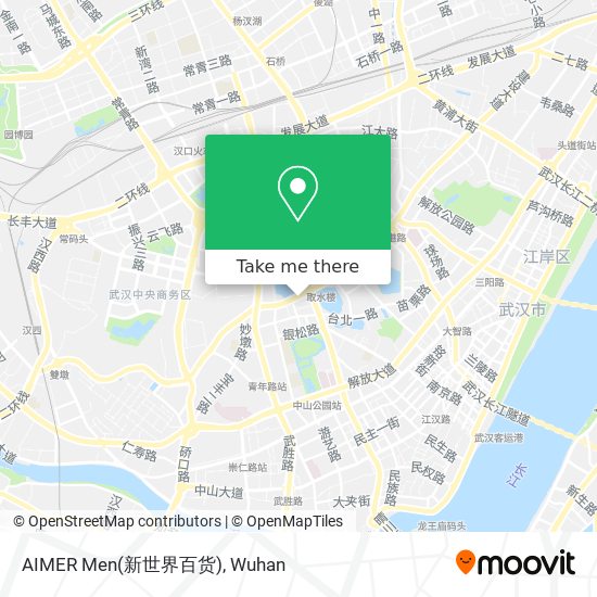 AIMER Men(新世界百货) map
