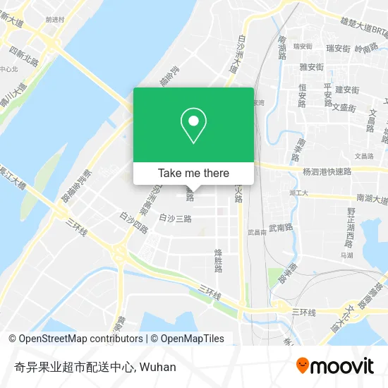 奇异果业超市配送中心 map