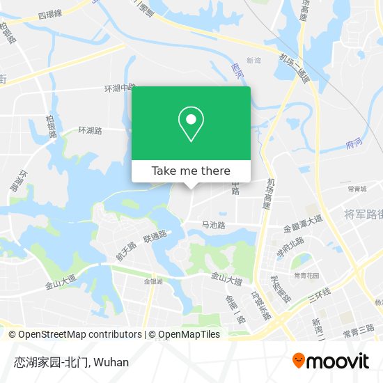 恋湖家园-北门 map