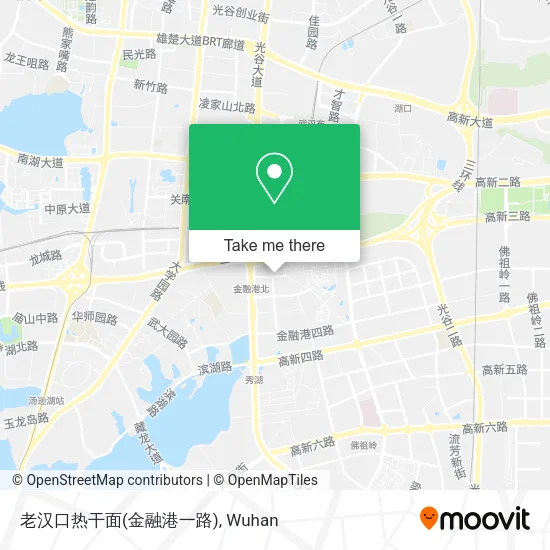 老汉口热干面(金融港一路) map