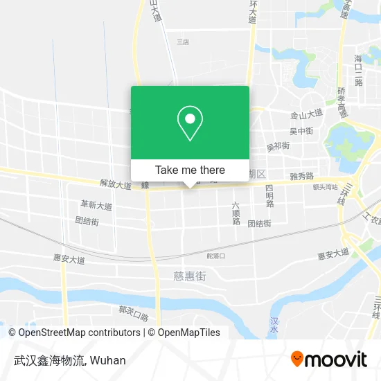 武汉鑫海物流 map