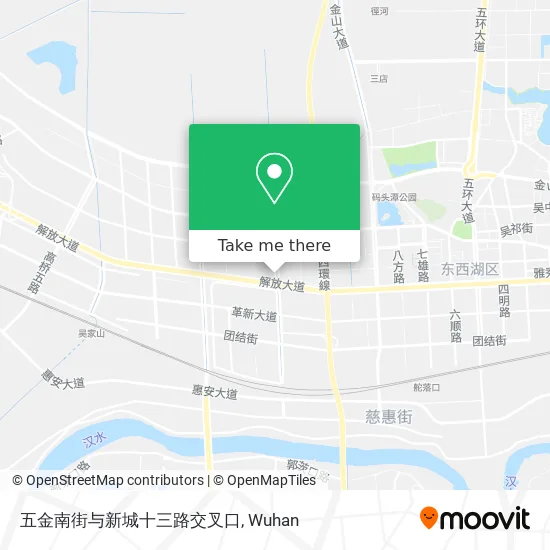 五金南街与新城十三路交叉口 map