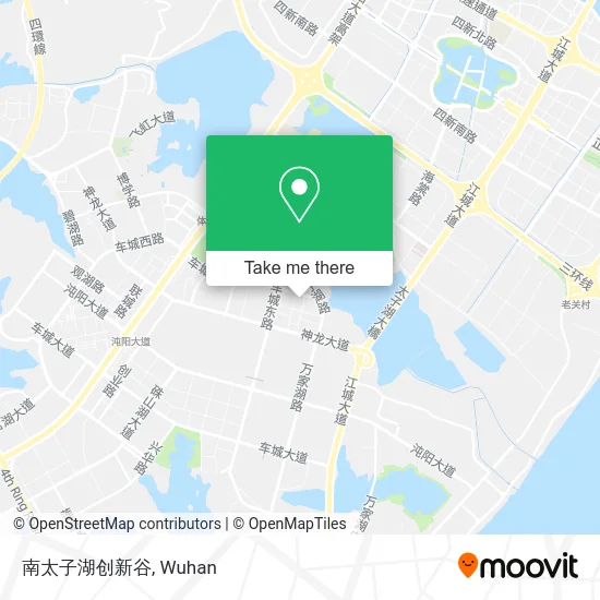 南太子湖创新谷 map