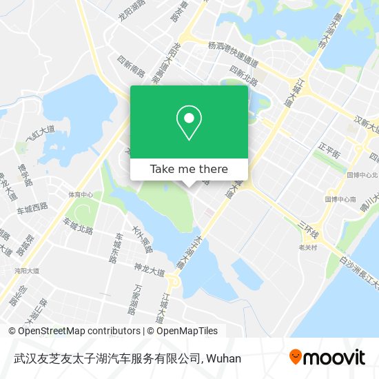 武汉友芝友太子湖汽车服务有限公司 map