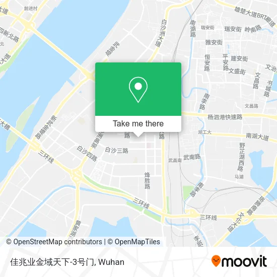 佳兆业金域天下-3号门 map
