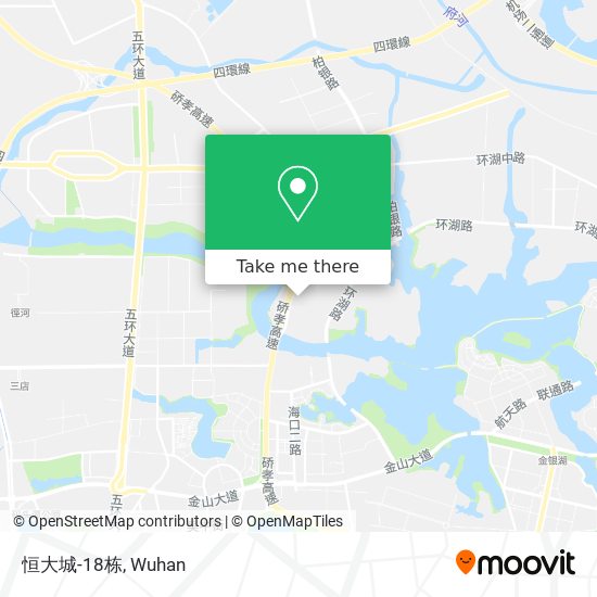 恒大城-18栋 map