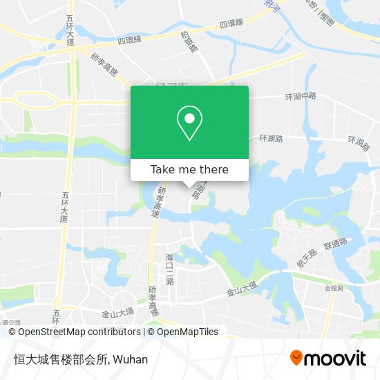 恒大城售楼部会所 map
