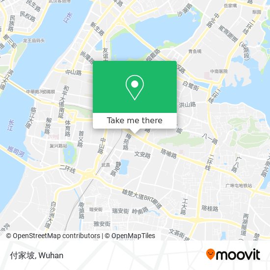 付家坡 map