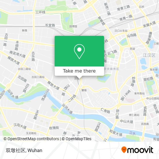 双墩社区 map