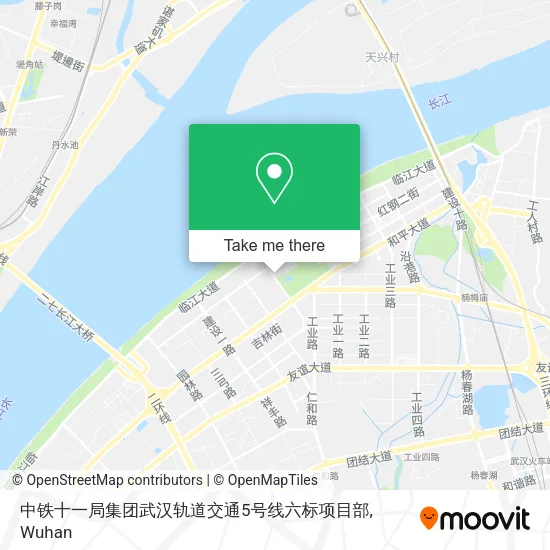 中铁十一局集团武汉轨道交通5号线六标项目部 map