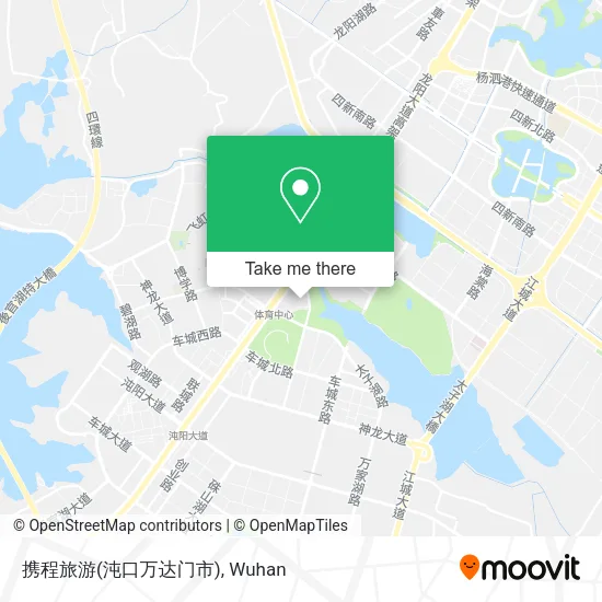 携程旅游(沌口万达门市) map