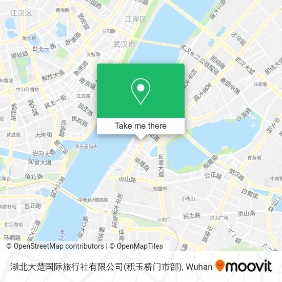 湖北大楚国际旅行社有限公司(积玉桥门市部) map