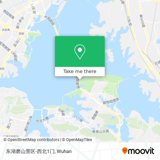 东湖磨山景区-西北1门 map